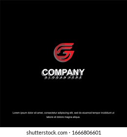 Business corporate letter G logo design template. Simple and clean flat design of letter  G logo vector template. Letter G logo for business