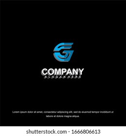 Business corporate letter G logo design template. Simple and clean flat design of letter  G logo vector template. Letter G logo for business