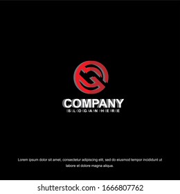Business corporate letter G logo design template