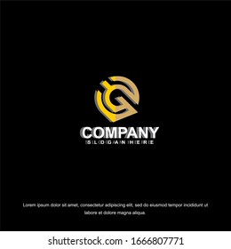 Business corporate letter G logo design template