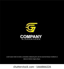 Business corporate letter G logo design template. Simple and clean flat design of letter  G logo vector template.