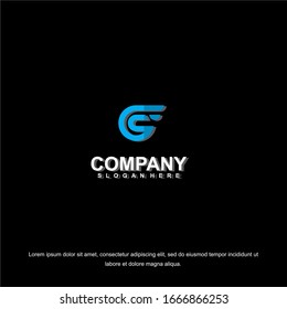 Business corporate letter G logo design template. Simple and clean flat design of letter  G logo vector template.