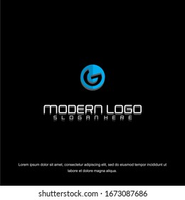 Business corporate letter G logo design template. Simple and clean flat design of letter G logo vector template. Letter G logo for business