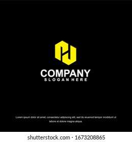 Business corporate letter H logo design template. Simple and clean flat design of letter H logo vector template. Letter H logo for business