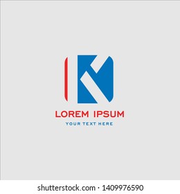 Business corporate letter K logo design vector. Simple and clean flat design of letter K logo vector template.