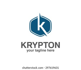 Business corporate letter K logo design template. Simple and clean flat design of letter K logo vector template.