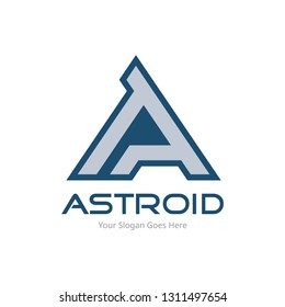 Business corporate letter A logo design template. Simple and clean flat design of letter A logo vector template.