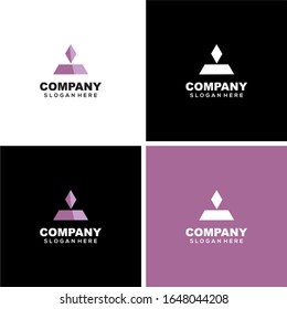 Business corporate letter A logo design template. Simple and clean flat design of letter A logo vector template. 