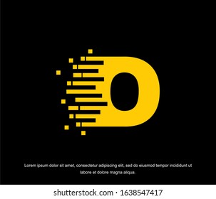 Business corporate letter o logo design vector. Colorful letter o logo vector template. Letter o logo for technology.