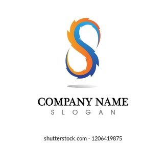 Business corporate letter P logo design vector
