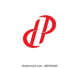 Business corporate letter P logo design vector
