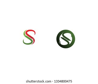 Business corporate letter S logo design vector
