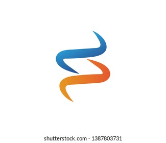 Business corporate letter S logo design vector
