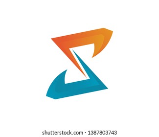 Business corporate letter S logo design vector
