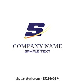Business corporate letter S logo design vector
