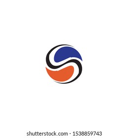 Business corporate letter S logo design vector