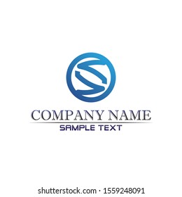 Business corporate letter S logo design vector