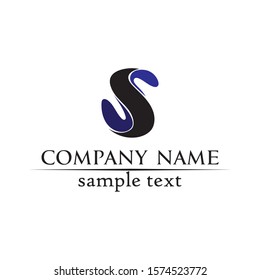 Business corporate letter S logo design vector