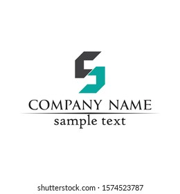 Business corporate letter S logo design vector