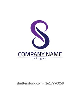 Business corporate letter S logo design vector