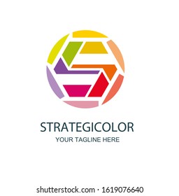 Business corporate letter S logo design vector. Colorful letter S logo vector template. Letter S logo for technology.