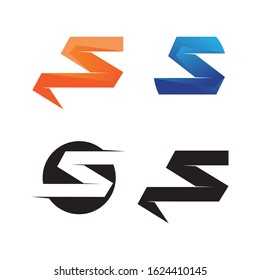 Business corporate letter S logo design vector
