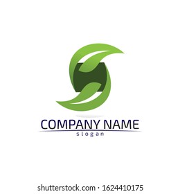 Business corporate letter S logo design vector
