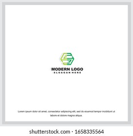 Business corporate letter S logo design template. Simple and clean flat design of letter S logo vector template. Letter S logo for business .