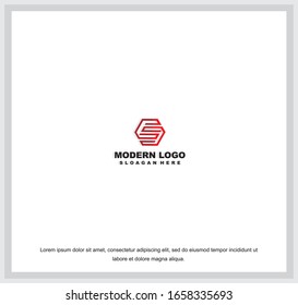 Business corporate letter S logo design template. Simple and clean flat design of letter S logo vector template. Letter S logo for business .