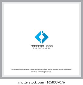 Business corporate letter S logo design template. Simple and clean flat design of letter S logo vector template. Letter S logo for business 