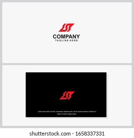Business corporate letter S logo design template. Simple and clean flat design of letter S logo vector template. Letter S logo for business 
