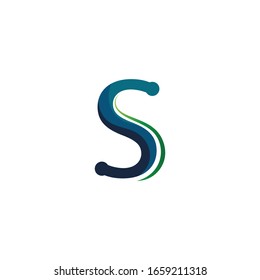 Business corporate letter S logo design vector