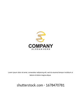 Business corporate letter S logo design template. Simple and clean flat design of letter S logo vector template. Letter S logo for business