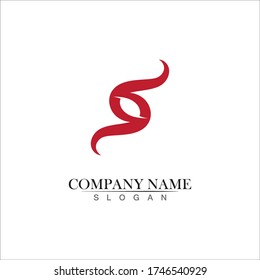 Business corporate letter S logo design vector