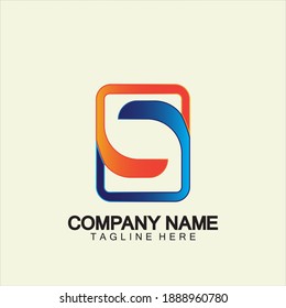 Business corporate letter S logo design vector.