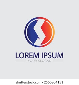 Business corporate letter S logo design vector.