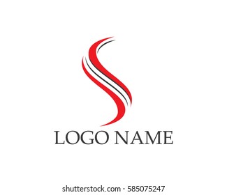 Business corporate letter S logo design vector
