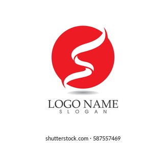 Business corporate letter S logo design vector