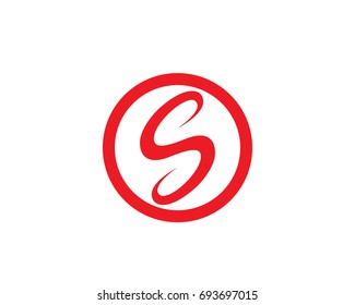 Business corporate letter S logo design vector
