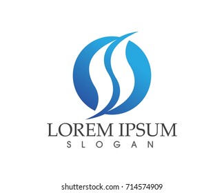 Business corporate letter S logo design vector