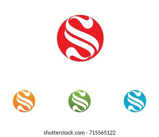 Business corporate letter S logo design vector