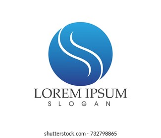 Business corporate letter S logo design vector
