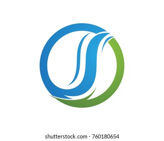 Business corporate letter S logo design vector
