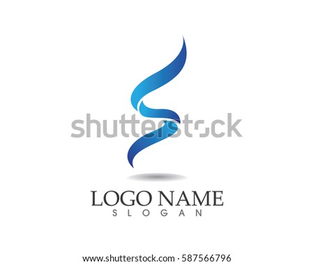 business corporate letter s logo design のベクター画像素材