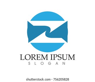 Business corporate letter Z logo design vector
