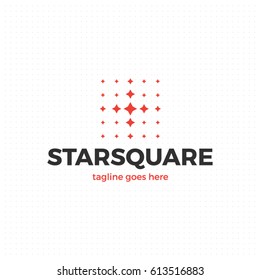 Business corporate logo design vector. Digital icon template for technology. Dot pixel logotype