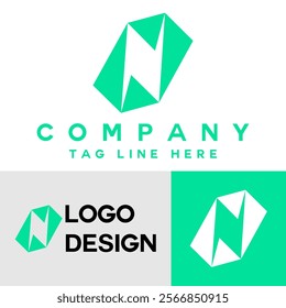 Business corporate N letter logo