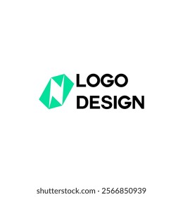 Business corporate N letter logo