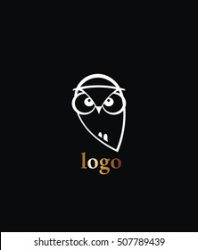 Business corporate owl logo design vector