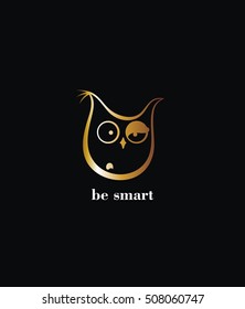 Business corporate owl logo design vector